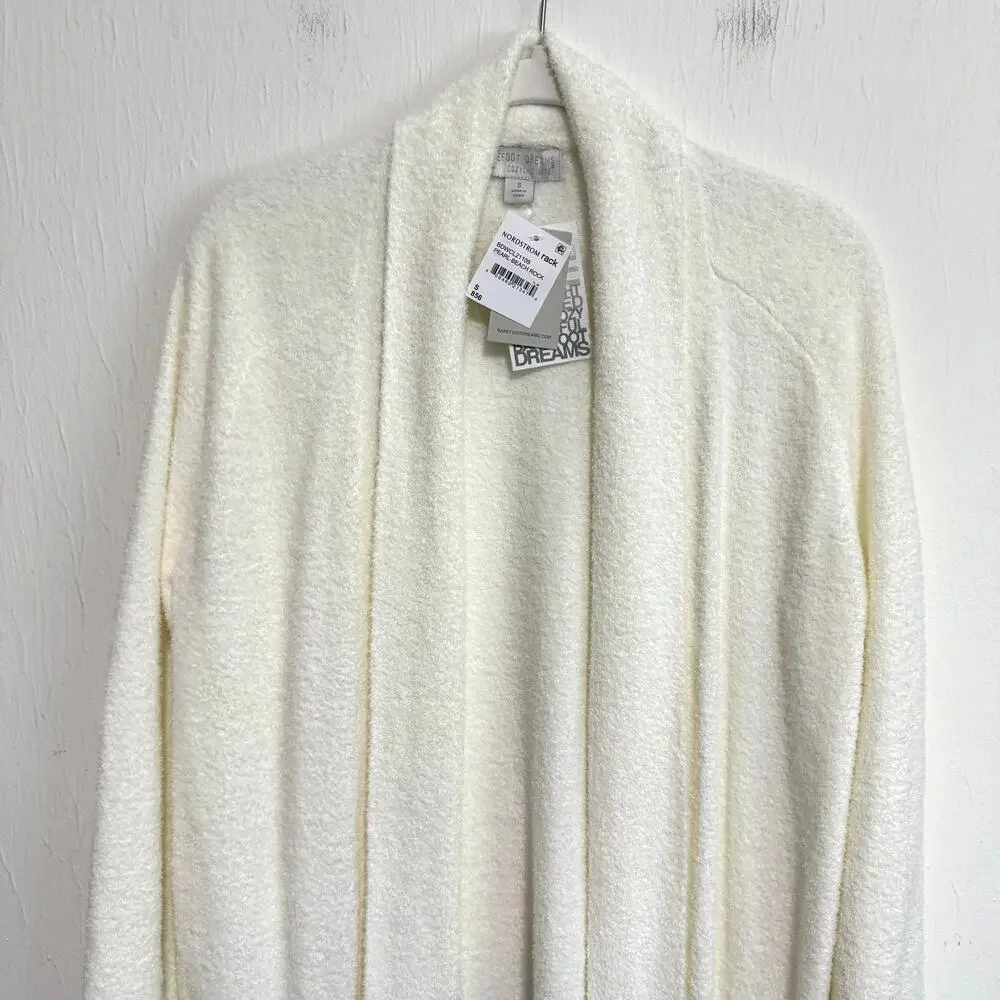 Barefoot Dreams Cozychic Lite Open Front Cardigan S Cream Cozy Lounge Neutral